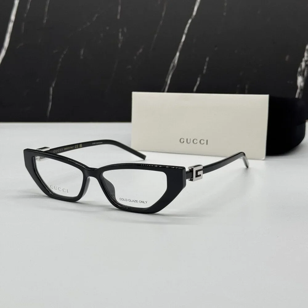 NEW GUCCI  EYEGLASSES GG1683O 001 WOMEN BLACK EYEWEAR GUCCI